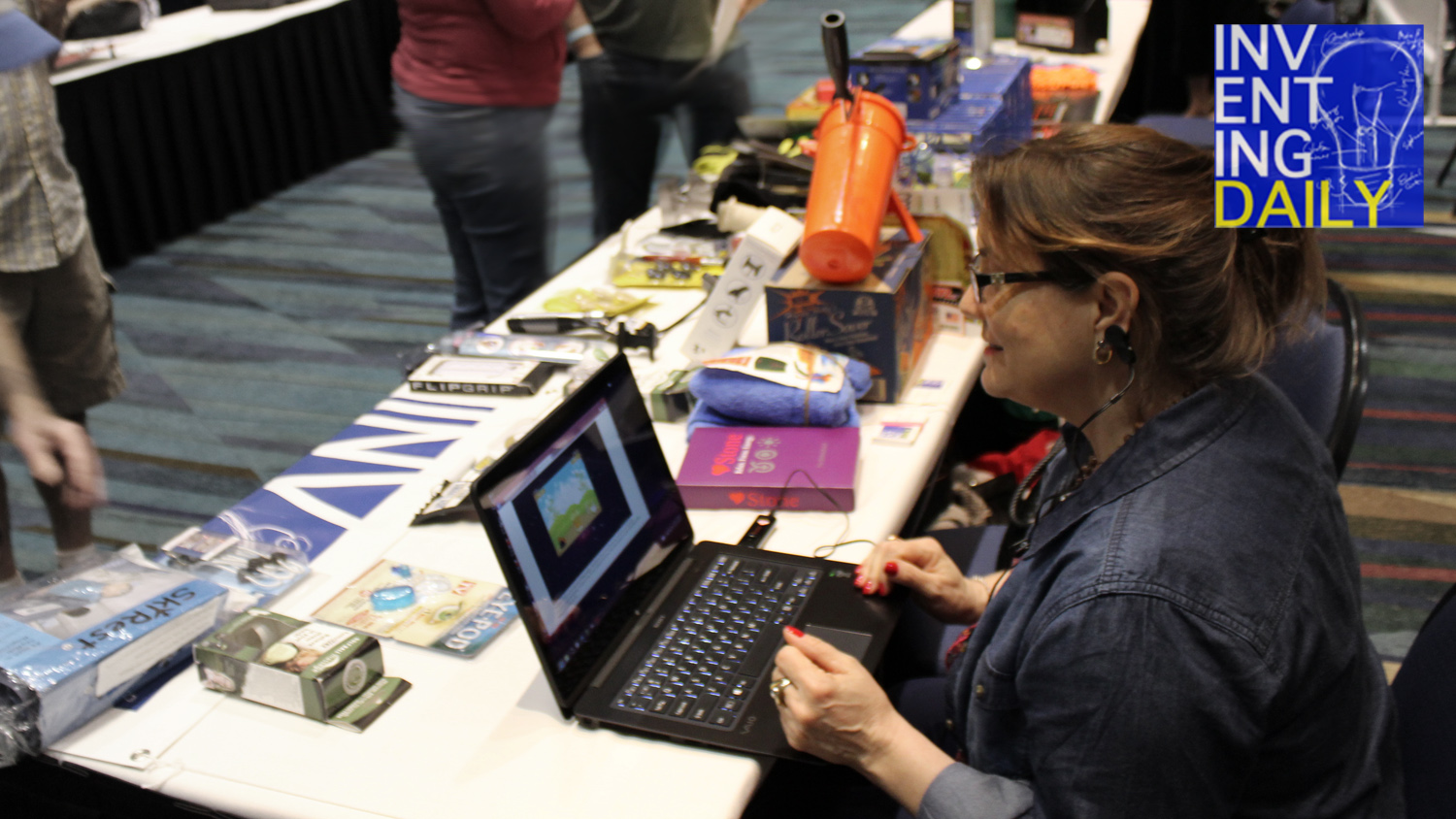 Biofeedback Stone at Inventors Show
