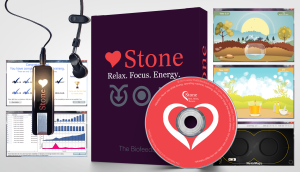 Stone Full Set: Biofeedback Device, Sensor, Games