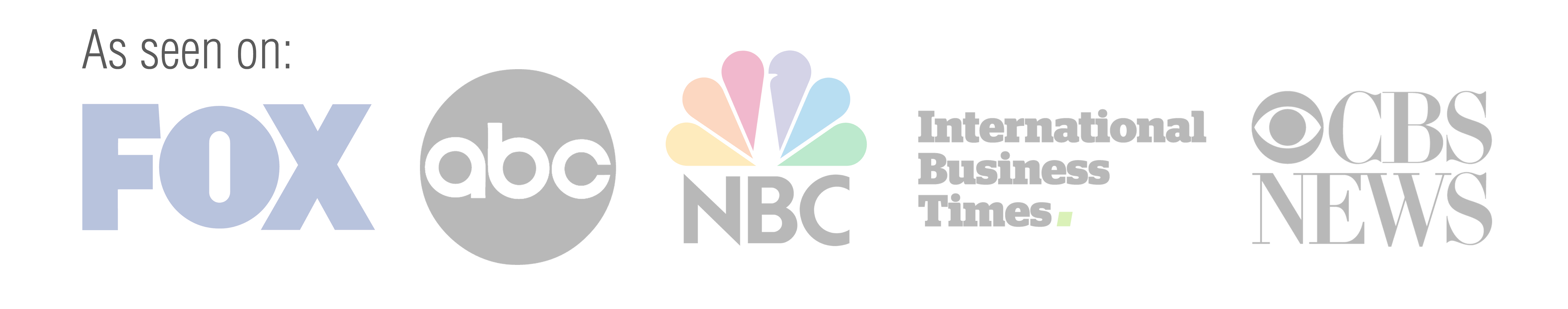 As Seen on: Fox, ABC, NBC, International Business Times, CBS News...