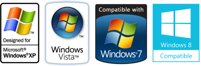 Stone Działa z Windows 7, 8, XP i Vista.